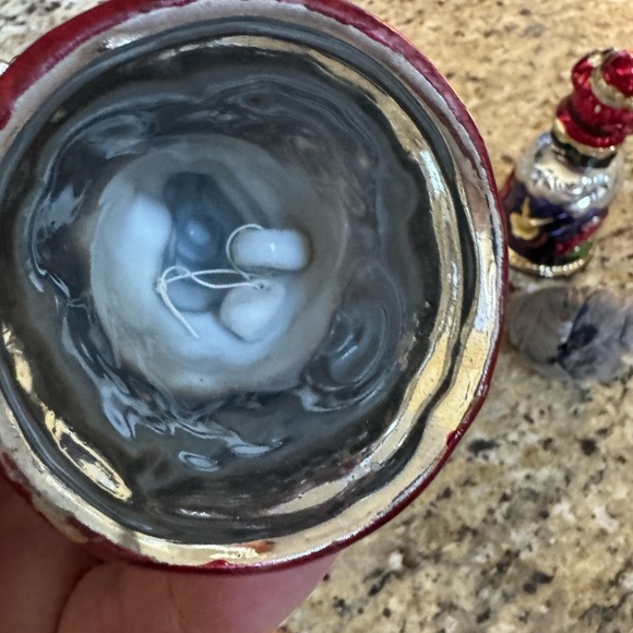 Vintage Mercury Glass Christmas Bell 6" Shiney, Colorful, China Set of 3 - Picture 8 of 16